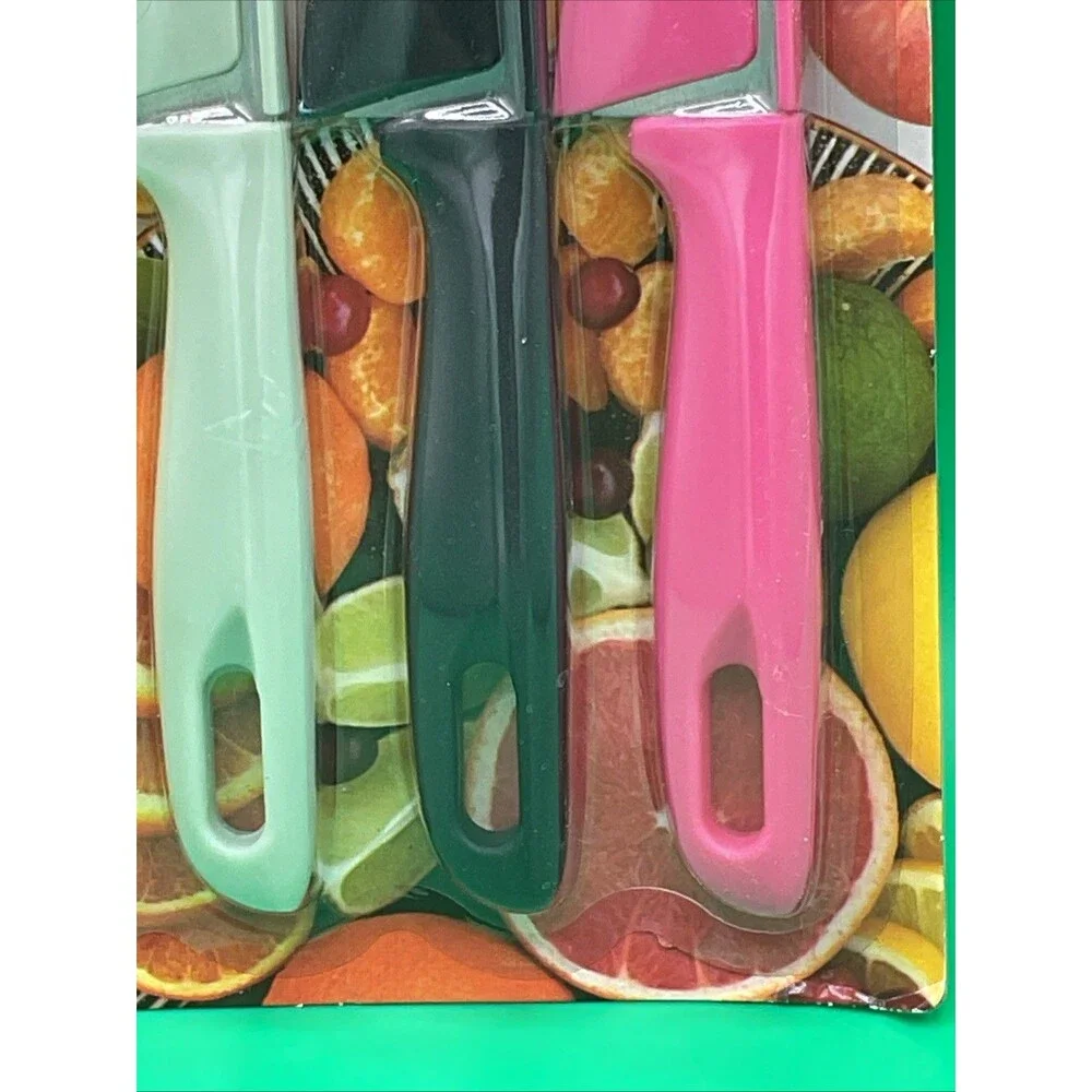 8 Pcs Paring Knife Set German Steel Ultra Sharp Fruit Vegetable Kitchen Knife